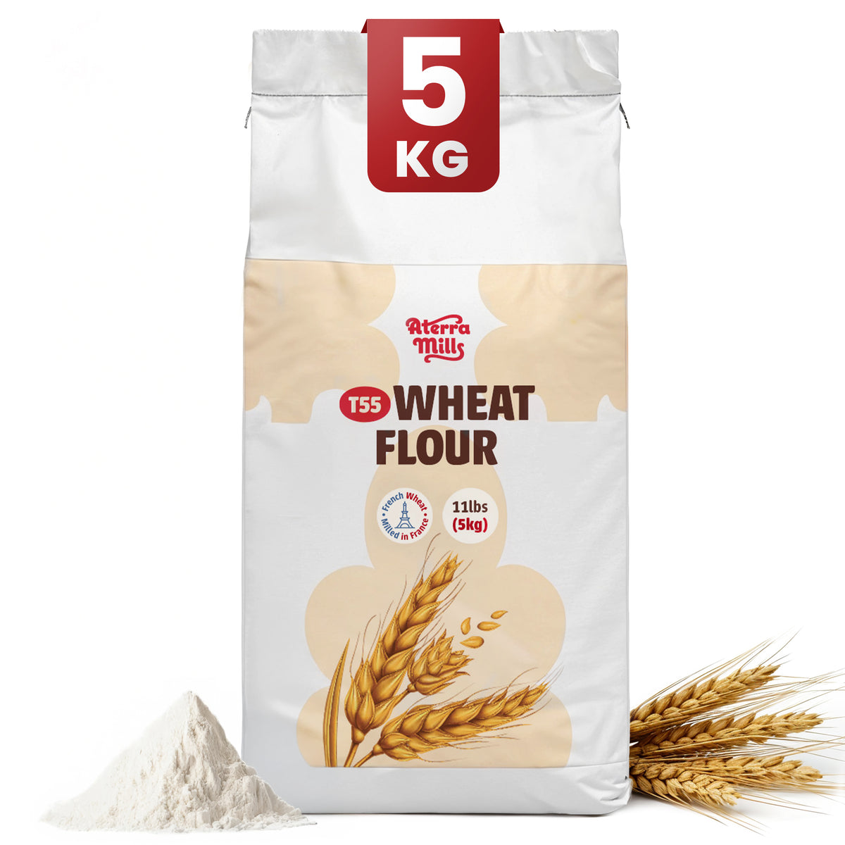 Aterra Mills French All Purpose Flour Unbleached European Baking
